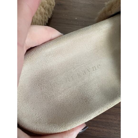 Jenni Kayne Shearling Slide Slippers Size 38(8) - Picture 4 of 9